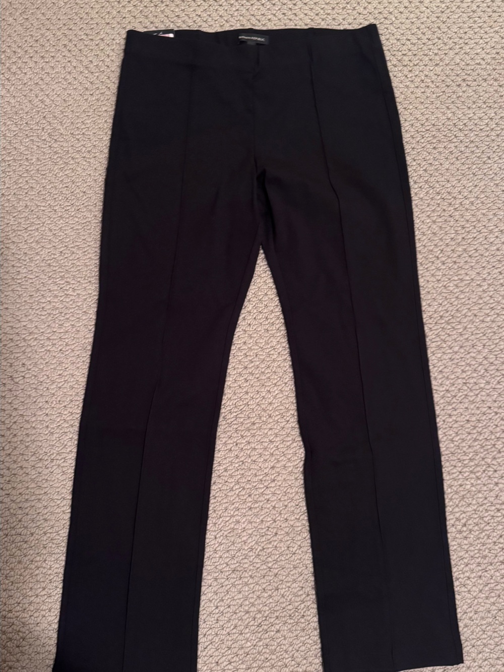 Banana Republic Black Straight-Leg Dress Trousers